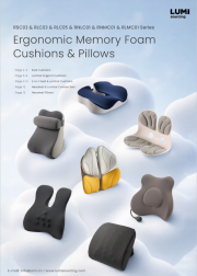 RSC03 / RLC03 / RLC05 / RNLC01 / RNMC01 / RLMC01 Series Ergonomic Memory Foam Cushions & Pillows