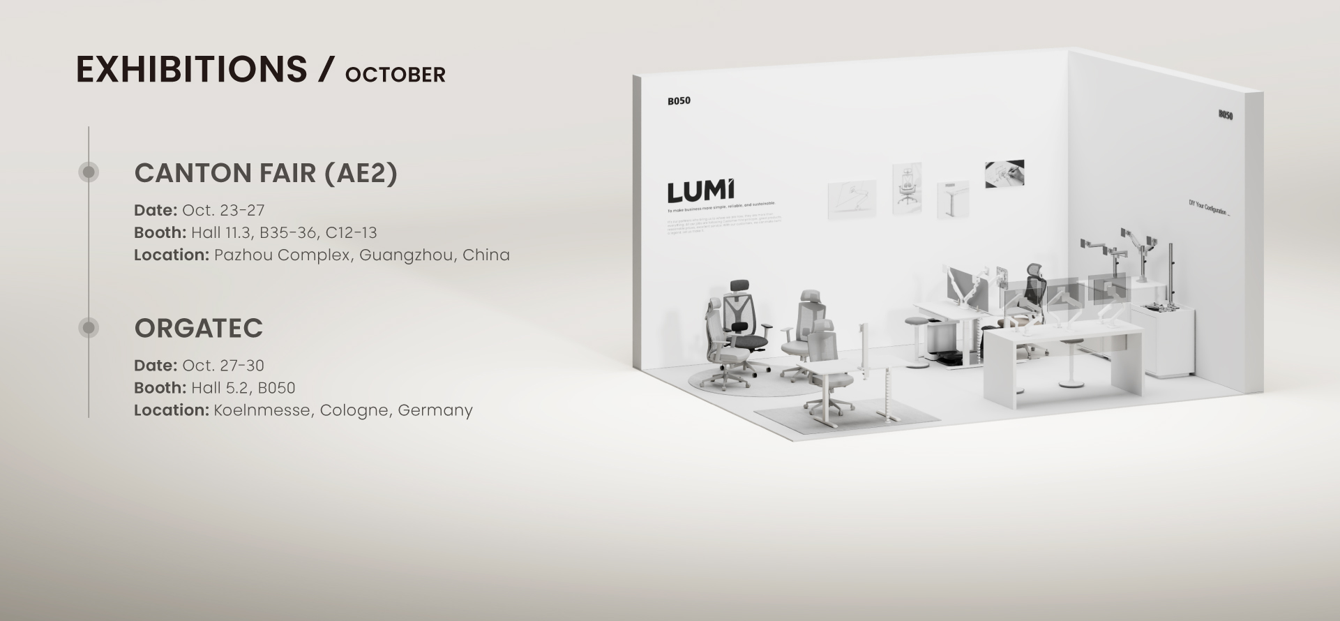 Welcome to LUMI Booth