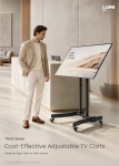T1045 Series Cost-Effective Adjustable TV Carts