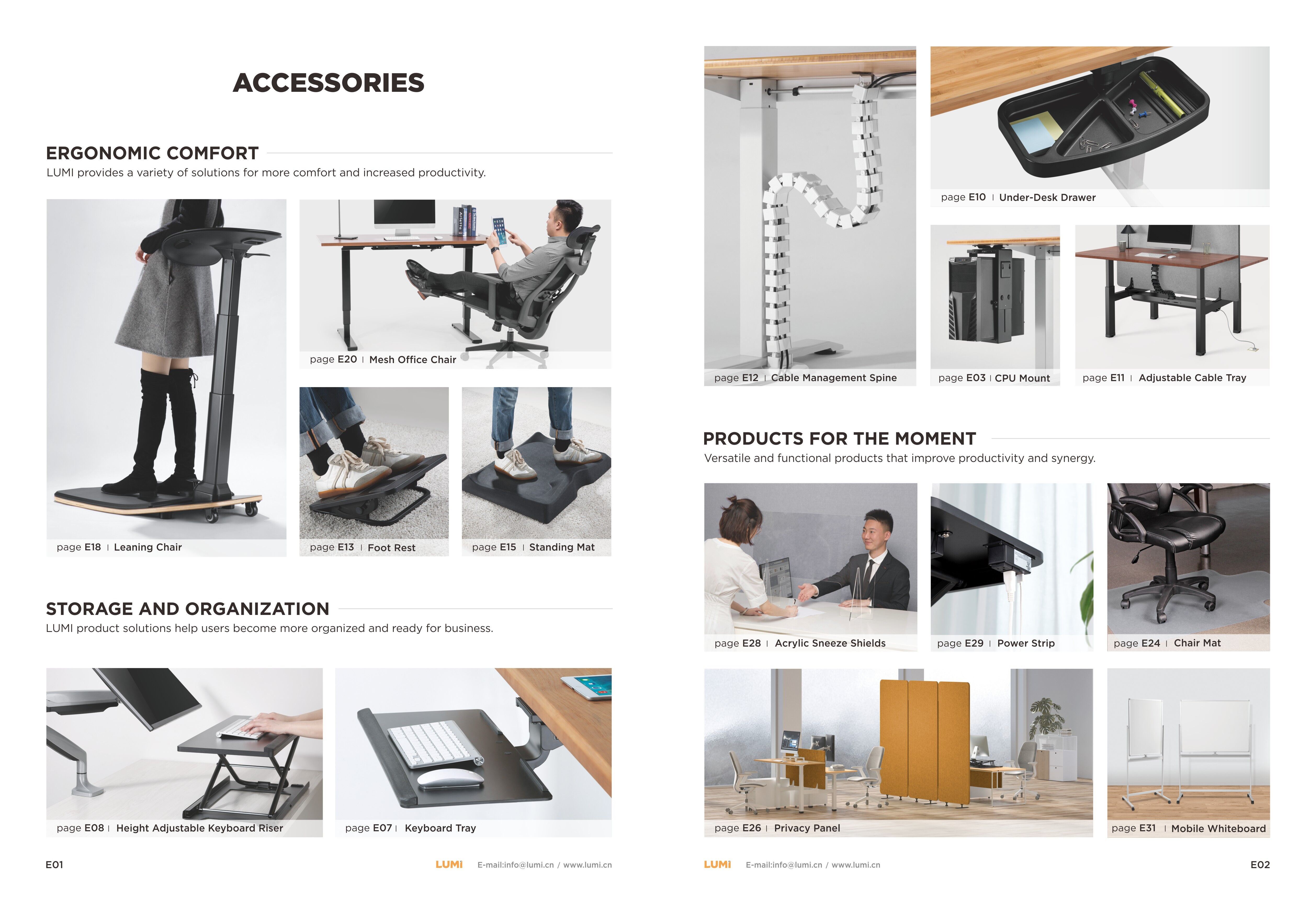 ergonomic home office solution catalog 2020