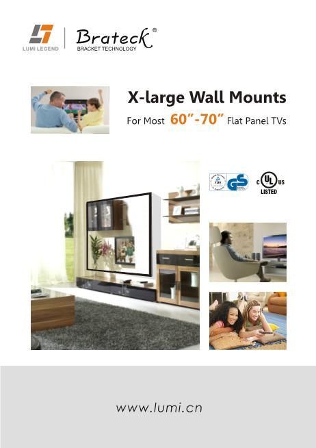LPA19 Series X-Large TV Wall Mounts