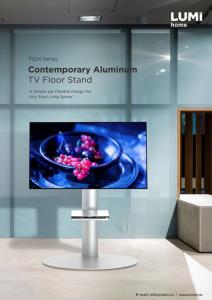 FS24 Series-Modern Swivel TV Floor Stand