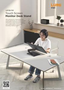 LDT35-T01-Touch Screen Monitor Desk Stand