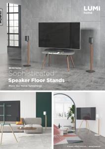 BS-62 Series-Sophisticated Speaker Floor Stands