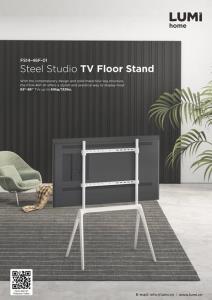 FS14-46F-01-Steel Studio TV Floor Stand
