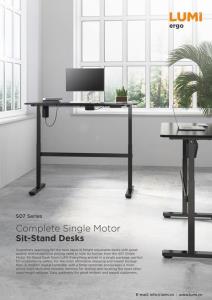 S07 Series-Complete Single Motor Sit-Stand Desks