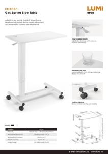FMT02-1 Gas Spring Side Table
