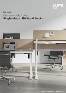 S09 Series-Commercial Grade Single-Motor Sit-Stand Desks