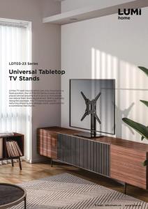 LDT03-23 Series Universal Tabletop TV Stands
