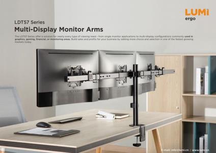 LDT57 Series-Multi-Display Monitor Arms