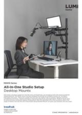 MDS10 Series-All-In-One Studio Setup Desktop Mounts