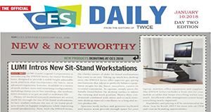 Lumi at CES 2018: A Better Way to Work with the New Sit-Stand Solution