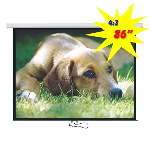 Standard Auto-lock Manual Projection Screen-86’’ /4:3 PSBC86 For education, commercial presentations or residential home cinema from china(chinese)