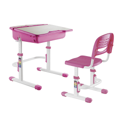 Lift Lid Height Adjustable Kids Desk and Chair Set