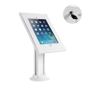 Anti-theft Countertop Tablet Kiosk Stand with Bolt-Down Base for 9.7" iPad/iPad Air/iPad Pro 