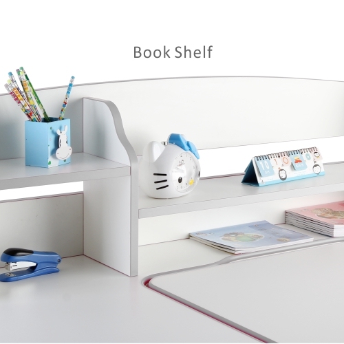 Large Storage Height Adjustable Children Desk (1190x730mm/46.9"x28.7") E403 Right Up Tiltable Desktop | Compartment Drawer | Lifting Lever from china(chinese)