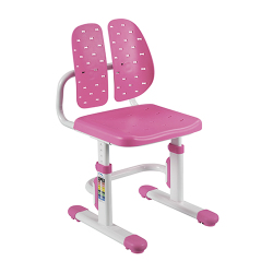 Split-Backrest Kids Study Chair with Support Bar