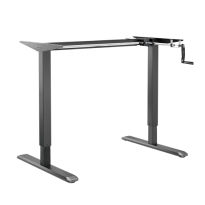 2-Stage Reverse Manual Sit-Stand Desk Frame