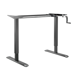 2-Stage Reverse Manual Sit-Stand Desk Frame