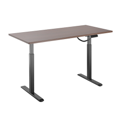 2-Stage Single Motor Electric Sit-Stand Desk Frame with Button Control Panel