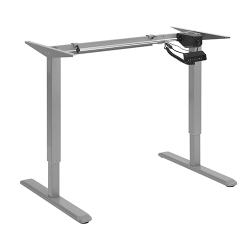 2-Stage Single Motor Electric Sit-Stand Desk Frame with Button Control Panel