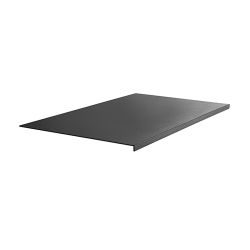 29.5"x17.7" Smooth Desk Mat with Fixation Lip