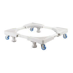 Heavy-Duty Adjustable Mobile Base with Non-Locking Casters