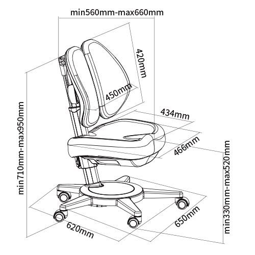 Children Study Chair MC405 Establish Good Habits from china(chinese)