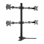 Quad Monitors Affordable Steel Articulating Monitor Stand