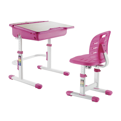 Lift Lid Kids Desk and Depth-Adjustable Backrest Chair Set