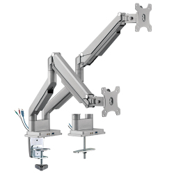 Dual Monitors Performance Gas Spring Aluminum Monitor Arm with USB