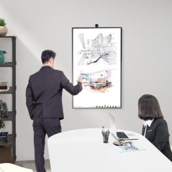 Landscape/Portrait Wall Mount for Interactive Display/Flat Panel Display