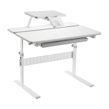 Height Adjustable Children Desk with Bookshelf (950x660mm/37.4"x26")