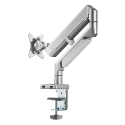 Single Monitor Epic Gas Spring Aluminum Monitor Arm with USB