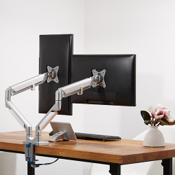 Dual Monitors Epic Gas Spring Aluminum Monitor Arm with USB
