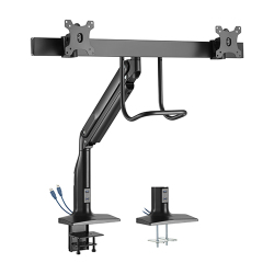 Dual Monitors Select Gas Spring Aluminum Monitor Arm with USB