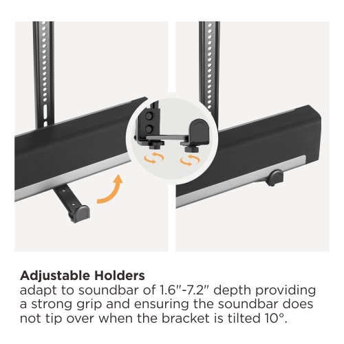 Versatile Soundbar Bracket with NonSlip Base Holder Supplier and