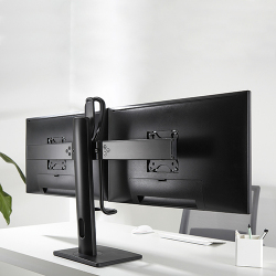 Dual Screens Easy-To-Adjust Vertical Lift Monitor Stand