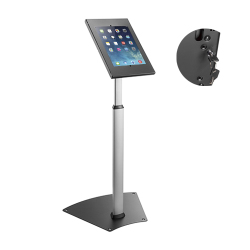 Anti-Theft Height Adjustable Tablet Kiosk Floor Stand for 9.7”/10.2” iPad, 10.5” iPad Air/iPad Pro, 10.1" Samsung Galaxy Tab A (2019)