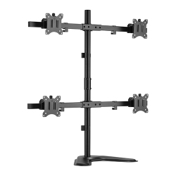Pole Mount Quad-Screen Monitor Stand