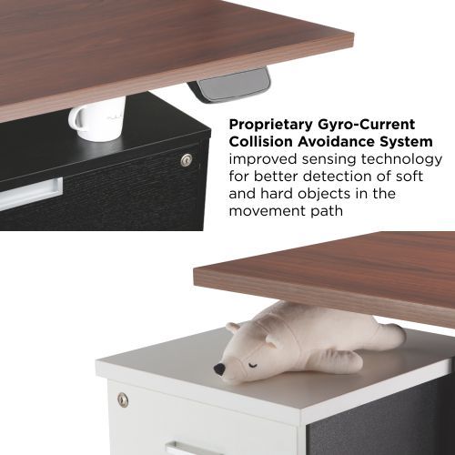 High-Speed Electric Dual Motor Sit-Stand Desk (Reversed, Rectangular Column) M06-23R-H Fast and Stable from china(chinese)