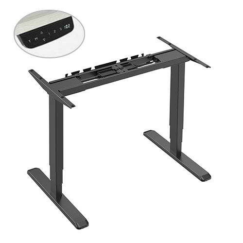 High-Speed Electric Dual Motor Sit-Stand Desk (Reversed, Rectangular Column) M06-23R-H Fast and Stable from china(chinese)