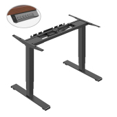 High-Speed Electric Dual Motor Sit-Stand Desk (Reversed, Square Column)