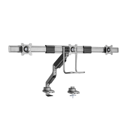 Economy Heavy-Duty Triple-Monitor Gas Spring Monitor Arm with Handle