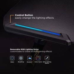 RGB Lighting Gaming Desk (1400x700mm/55.1"x27.6")