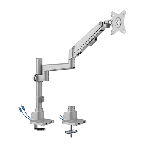 Thin Gas Spring Monitor Arm 