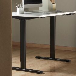 Contemporary 2-Stage Dual-Motor Sit-Stand Desk (Reversed)