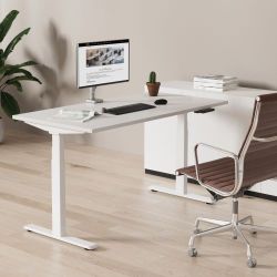 Contemporary 3-Stage Dual-Motor Sit-Stand Desk (Standard)