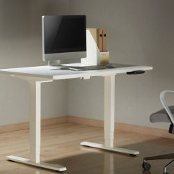 Contemporary 3-Stage Dual-Motor Sit-Stand Desk (Reversed)