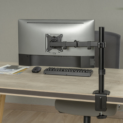 Single-Monitor Steel Articulating Monitor Mount